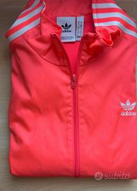 Giacca Adidas arancione fluo L