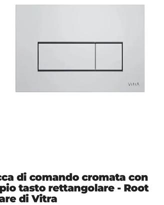 Placca COMANDO SCARICO a parete