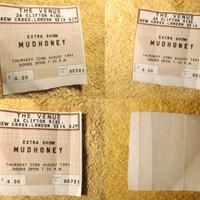 Mudhoney - The Venue, London, August 1991 (ticket)