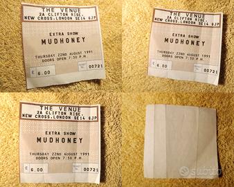 Mudhoney - The Venue, London, August 1991 (ticket)
