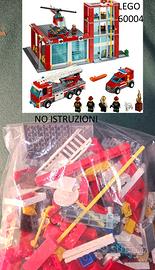 LEGO 60004 Fire Station city pompieri vigili del f