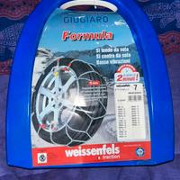 Catene da neve weissenfels 9mm nuove sigillate