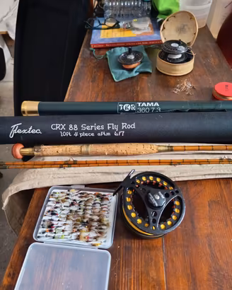 Pesca a mosca materiali