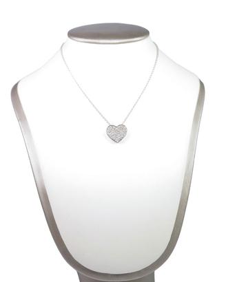 Collana cuore in oro e diamanti