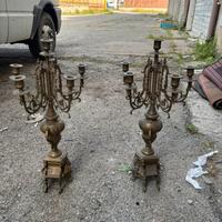 Portacandela in ottone