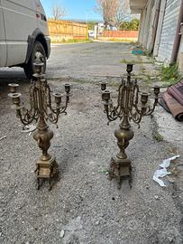 Portacandela in ottone