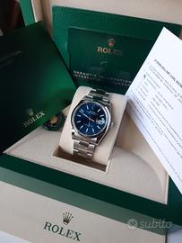 Rolex Datejust 126200 Blu 36mm NUOVO FULL 2022