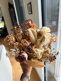Mazzo fiori secchi home made