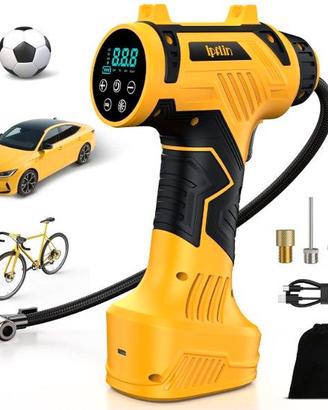 Compressore Aria Portatile Senza Fili – 150PSI 22L
