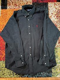 Camicia Polo Ralph Lauren Nera Vintage