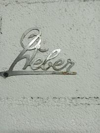 scritta d'epoca weber