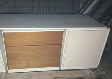 Porta TV Cassettiera Mobile Sala Salotto,