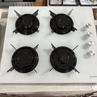 Piano cottura 4fuochi 60cm vetro bianco nuovo