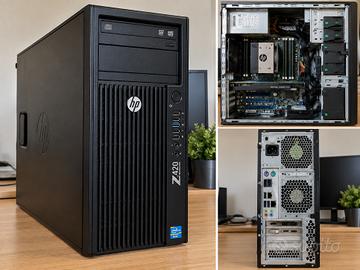 HP Z420 Xeon 6C/12T 24GB SSD+HDD Nvidia Quadro.W11