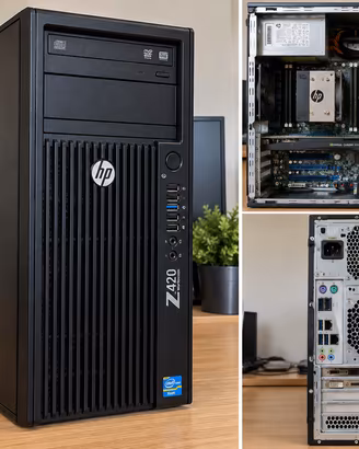 HP Z420 Xeon 6C/12T 24GB SSD+HDD Nvidia Quadro.W11