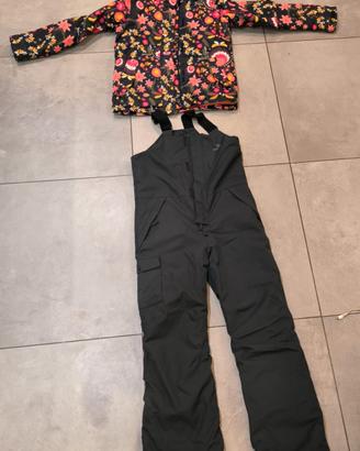 Giacca e salopette sci ragazza 14 anni