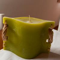 Candela decorativa verde lime