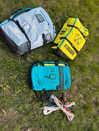 Kite duotone north vegas rebel 9m 7m