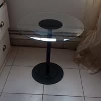 tavolino in vetro tondo