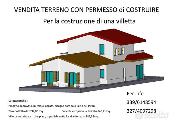 TERRENO con progetto approvato