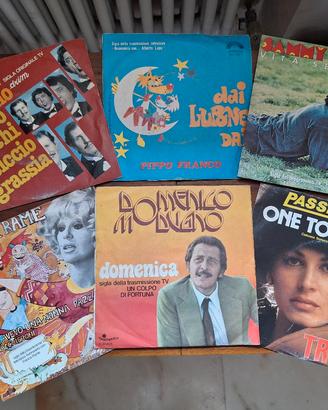 6x 45 GIRI SIGLE TV '70 '80: MODUGNO, PIPPO FRANCO