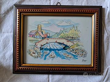 QUADRO “IL PONTE” DI BERGER