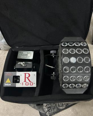 Set di par led per festa 