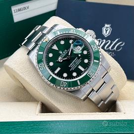 🟢 ROLEX SUBMARINER “HULK” REF. 116610LV ANNO 2016