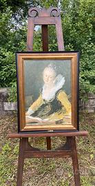 Pittura su tela oleografia di J H FRAGONARD