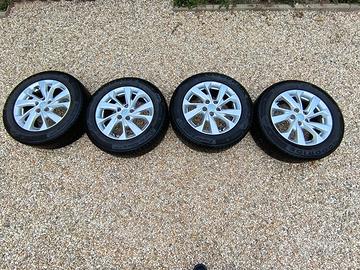 Cerchi lega 17 Tucson con gomme invernali