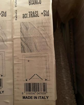 Box doccia in cristallo o sintetico
