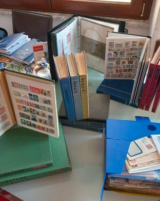 Collezione di 20 volumi Francobolli italia Estero
