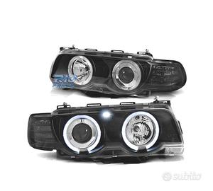 FARI OCCHI ANGEL BMW E38 98-01 NERI ADATTI XENON D