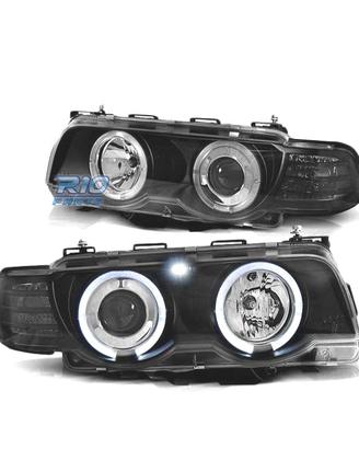 FARI OCCHI ANGEL BMW E38 98-01 NERI ADATTI XENON D