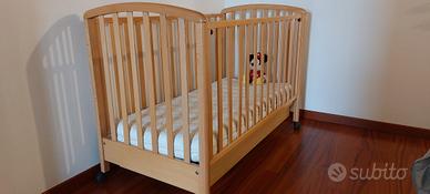 Lettino con materasso memory