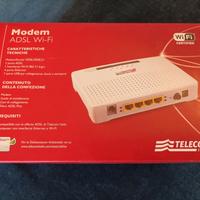 Modem ADSL+ WiFi e 4 porte LAN
