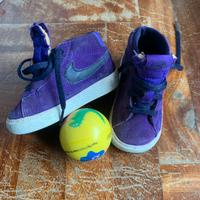 Scarpe bimbo Nike tg 21 lacci caviglia alta bimba