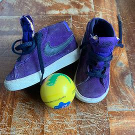 Scarpe bimbo Nike tg 21 lacci caviglia alta bimba