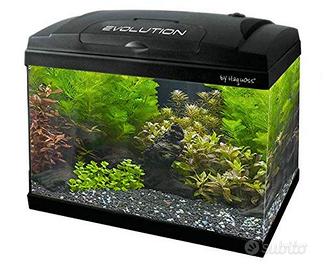 Acquario Haquoss Evolution 5G 60 lt nero COMPLETO