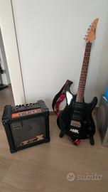 Chitarra elettrica Yamaha ERG 121 + Roland Cube 20