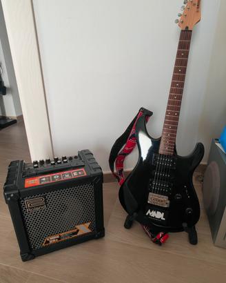 Chitarra elettrica Yamaha ERG 121 + Roland Cube 20