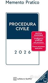 Memento procedura civile 2026