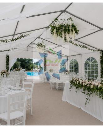 COPERTURA GAZEBO 12x6m PVC pesante antitempesta 