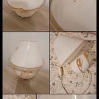 2 lampade da comodino 1 da comò di Murano