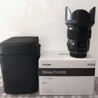 Sigma 50mm f 1,4 dg hsm art per Nikon