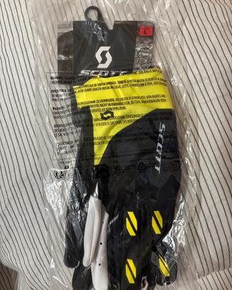 SCOTT  Guanti Evo Race Blu/Giallo taglia L