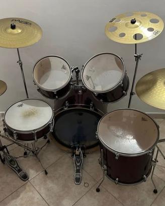 Batteria acustica tamburo T5 con aggiunte