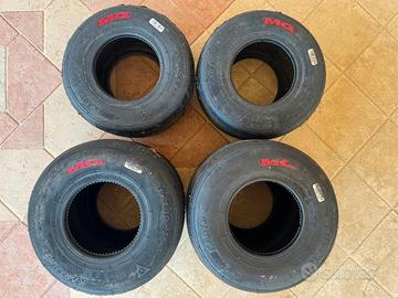 Treno Gomme Kart 125 MG Rosse SH2.