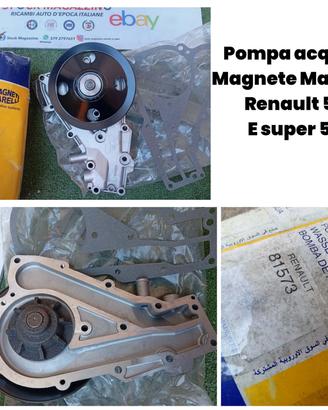 Pompa acqua magnete Marelli Renault 5 e super 5 nu