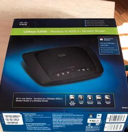 Modem router linksys x2000 Cisco